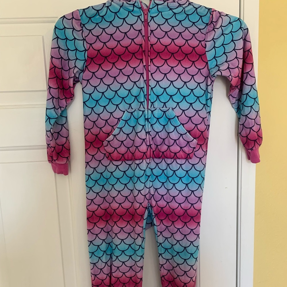 Cat & Jack Girls Mermaid Print Onesie